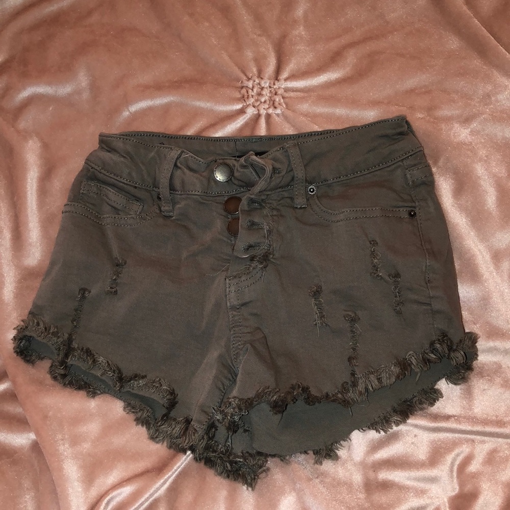 Olive shorts